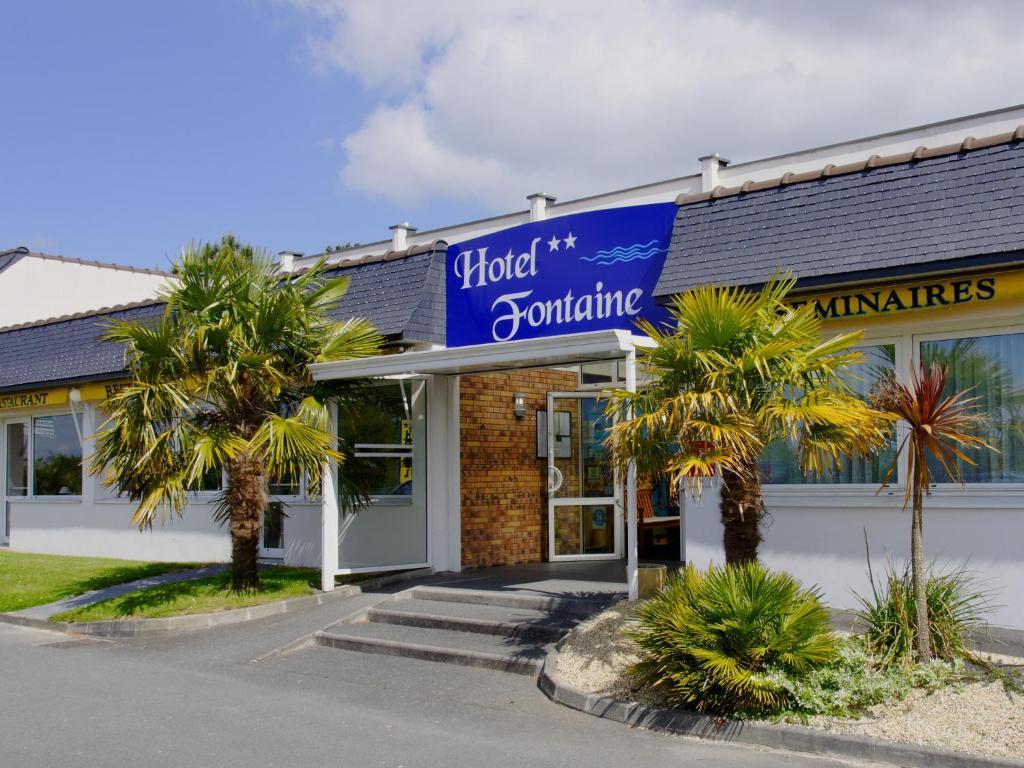 Hotel Fontaine, Morlaix Exteriör bild