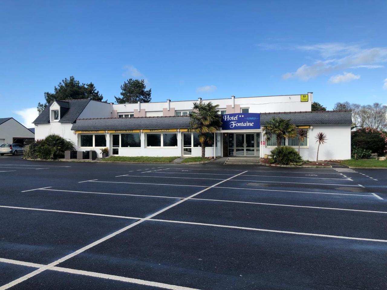 Hotel Fontaine, Morlaix Exteriör bild
